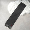 アミパリ アミ パリス ハートロゴ ウール マフラー グレー