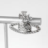Vivienne Westwood Orb Rhinestone Earrings in Silver