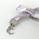 クリスチャン ディオール ストールピン ブローチ パープル ノベルティ グレー シルバー - NEWSED