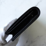 プラダ サフィアーノレザー 二つ折り財布 ブラック - NEWSED