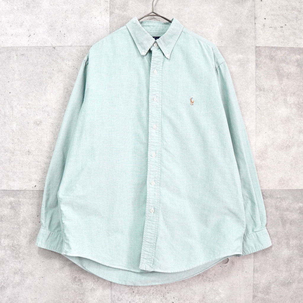 Polo Ralph Lauren 高尔夫徽标刺绣长袖衬衫 绿色