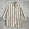 Burberry London 米色条纹半长衬衫