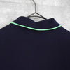 Lacoste 徽标贴片海军蓝短袖 Polo 衫