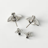 ヴィヴィアン ウエストウッド ハーフ オーブ シルバー ピアス - NEWSED