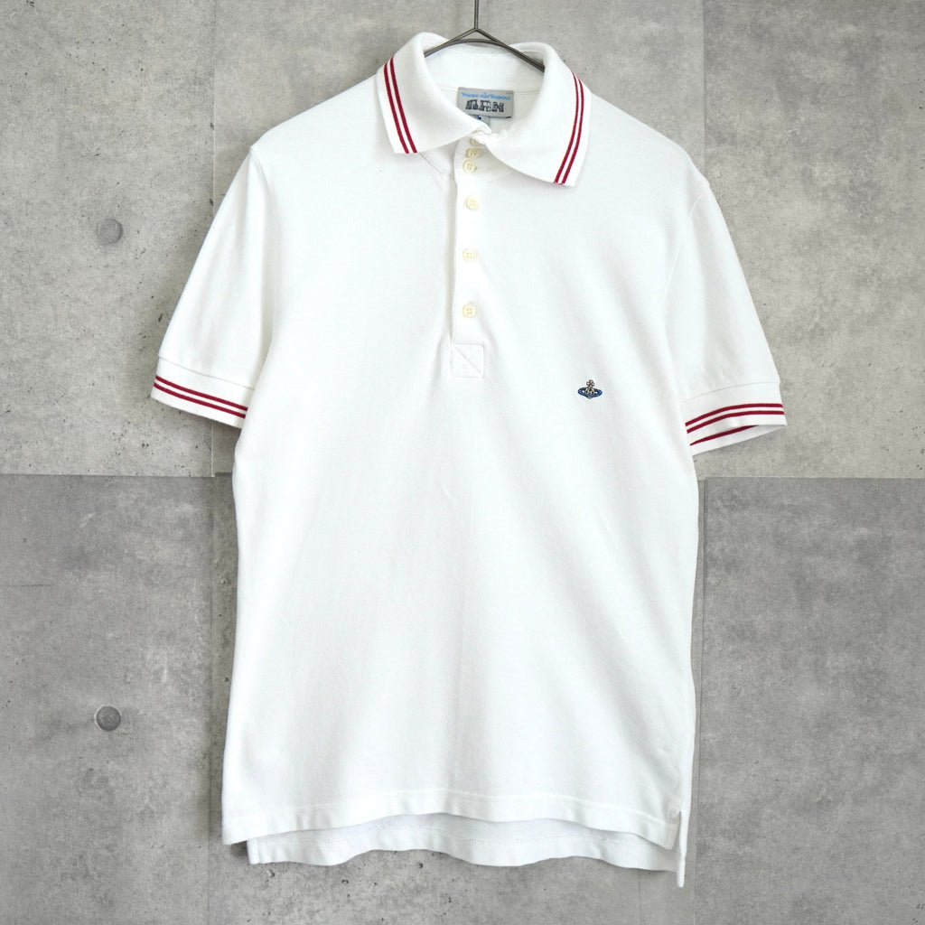 Vivienne Westwood 白色 Orb 短袖 Polo 衫