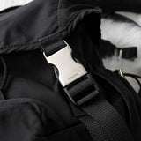 プラダ テスート ナイロン ウエストポーチ付き バックパック リュックサック ブラック - NEWSED