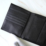 プラダ トライアングルロゴ ナイロン 三つ折り財布 ブラック 箱付き - NEWSED