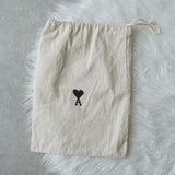 アミパリ アミ パリス ハートロゴ キャップ ネイビー 保存袋付き - NEWSED