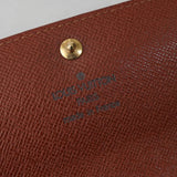 ルイ ヴィトン モノグラム ボルトフォイユ・サラ 二つ折り財布 / 長財布 ブラウン - NEWSED