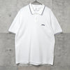 Amiparis Amiparis 徽标刺绣白色短袖 Polo 衫