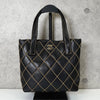 Chanel Coco Mark Wild Stitch Calfskin Handbag in Black