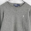 Polo Ralph Lauren 徽标刺绣针织灰色女款