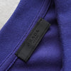 Prada 橡胶徽标海军蓝短袖 Polo 衫
