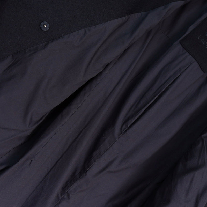 ラコステ ウールコート チェスターコート オーバーコート ネイビー - NEWSED