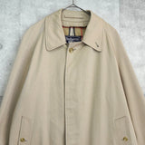 バーバリー ヴィンテージ ノバチェック裏地 ステンカラコート ベージュ - NEWSED