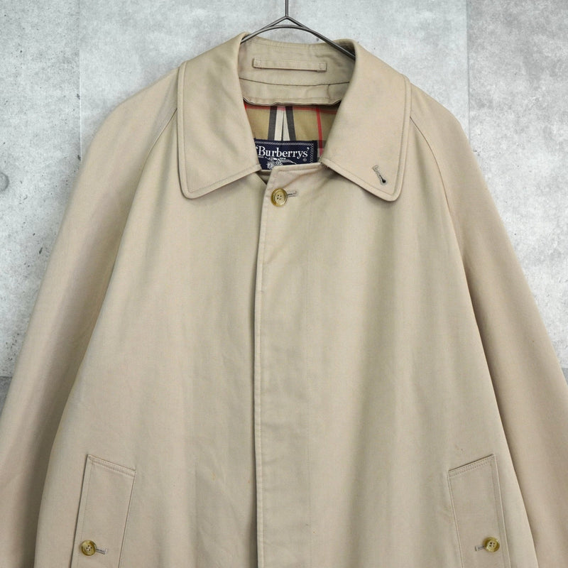 バーバリー ヴィンテージ ノバチェック裏地 ステンカラコート ベージュ - NEWSED