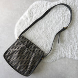 ディオール トロッター ショルダーバッグ キャンバス/レザー ブラック - NEWSED