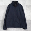 Polo Ralph Lauren logo embroidered nylon jacket blouson navy