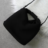 メゾンマルジェラ エムエムシックス メッシュ ジャパニーズバッグ ハンドバッグ ショルダーバッグ ブラック - NEWSED