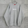 Supreme Box Logo 圆领运动衫（灰色）