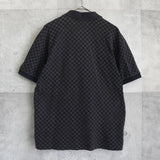 フレッドペリー ロゴ刺繍 格子柄 半袖ポロシャツ グレー - NEWSED