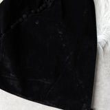 エムエムシックス メゾン マルジェラ ベロア ジャパニーズバッグ ハンドバッグ ブラック タグ付き未使用品 - NEWSED