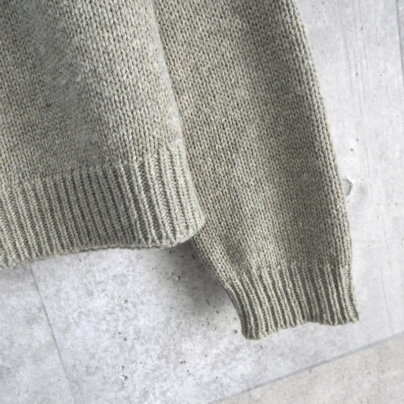 セリーヌ フェアアイル トリオンフ クルーネック ニット ベージュ ブラウン - NEWSED