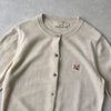 Maison Kitsune 米色狐狸头开衫