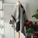 バーバリー カシミヤ混紡 ポンチョ ケープコート マルチカラー レディース - NEWSED