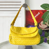 Bottega Veneta 黄色 Intrecciato 皮革单肩包