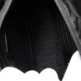 プラダ ポコノ テスート ナイロン / レザー ハンドバッグ トライアングルロゴ ブラック - NEWSED