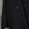 Burberry London Stand Collar Faux Layered Long Coat in Nova Check Pattern with Quilted Vest Liner in Black