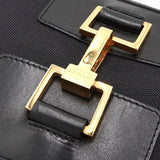 グッチ ジャッキー ワンショルダーバッグ キャンバス / レザー ブラック - NEWSED