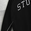 ステューシー ロゴ ハーフジップ スウェット ブラック