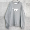 Maison Kitsune 狐狸徽标运动衫 灰色