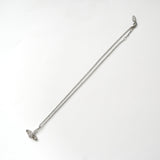 ヴィヴィアン・ウエストウッド オーブロゴ シルバー ラインストーン ネックレス - NEWSED