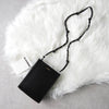 Jil Sander Tangle Small Leather Shoulder Bag/Pochette in Black, Unused with Tags