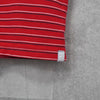 Nike 条纹徽标短袖 Polo 衫（红色）