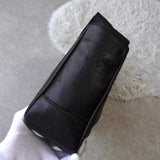 サルバトーレ・フェラガモ ダブル ガンチーニ ナッパレザー ワンショルダーバッグ ブラック - NEWSED