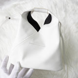 メゾンマルジェラ エムエムシックス レザー ジャパニーズバッグ ショルダーバッグ ホワイト - NEWSED