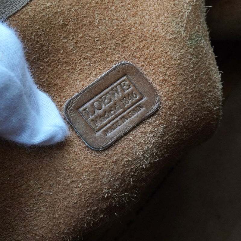 ロエベ アナグラム ミニボストンバッグ ハンドバッグ ブラック - NEWSED