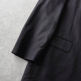 ジバンシィ ヴィンテージ ストライプ柄 シングル テーラードジャケット 総裏地 ブラック - NEWSED