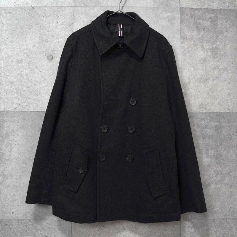 トミー ヒルフィガー ピーコート メンズ グレー - NEWSED