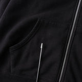 シュプリーム スモール ボックスロゴ ジップアップ フーディー パーカー 裏起毛 ブラック - NEWSED