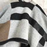 バーバリー カシミヤ混紡 ポンチョ ケープコート マルチカラー レディース - NEWSED