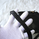 ロエベ アナグラム レザー ショルダーバッグ ポシェット ブラック - NEWSED