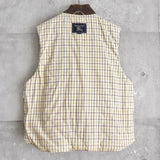 バーバリー フェイクレイヤード レザー襟 ハーフコート ハンティングジャケット ライナー付き グレーカーキ/ブラウン - NEWSED