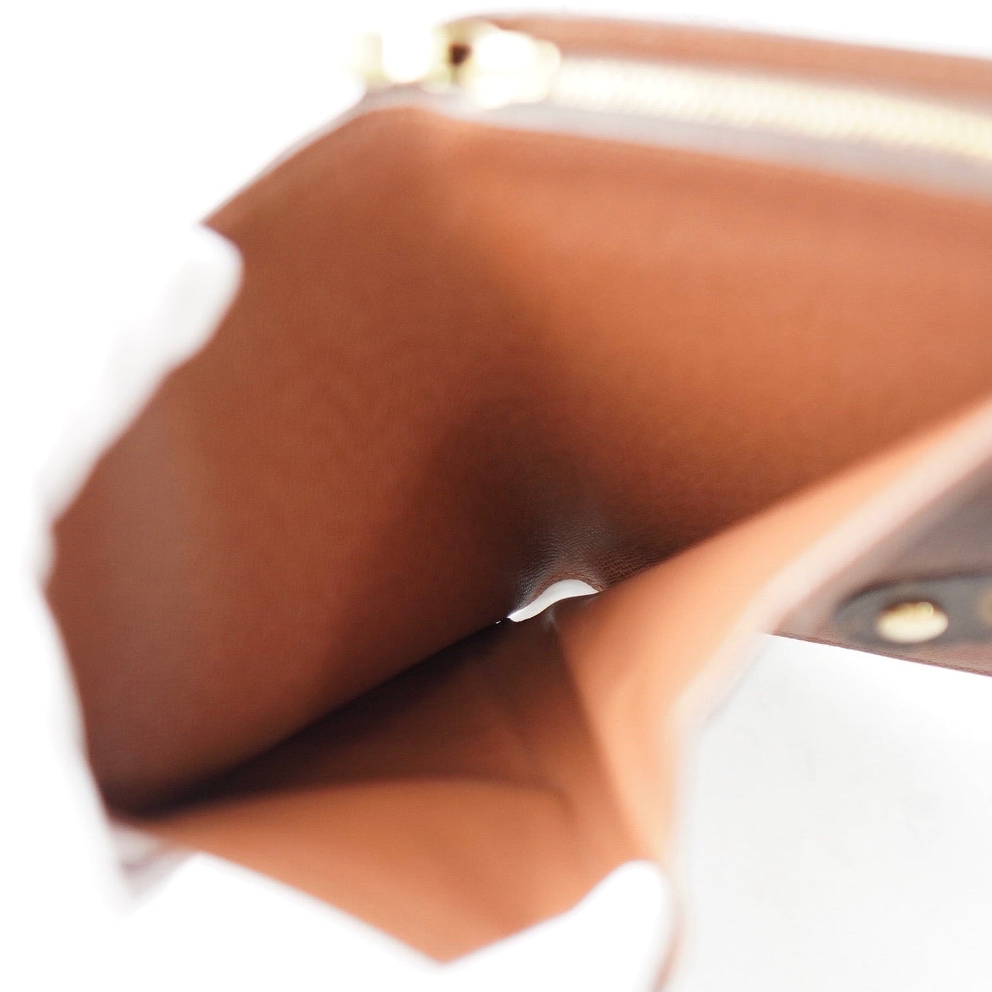 Louis Vuitton Monogram Porte Papier Zip Bi-fold Wallet Brown