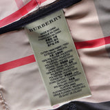 バーバリー ブリット ノバチェック裏地 ダウンジャケット コート フード取り外し可 ウエストベルト付き ネイビー - NEWSED