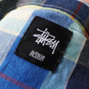 Stüssy 多色格纹口袋短袖衬衫